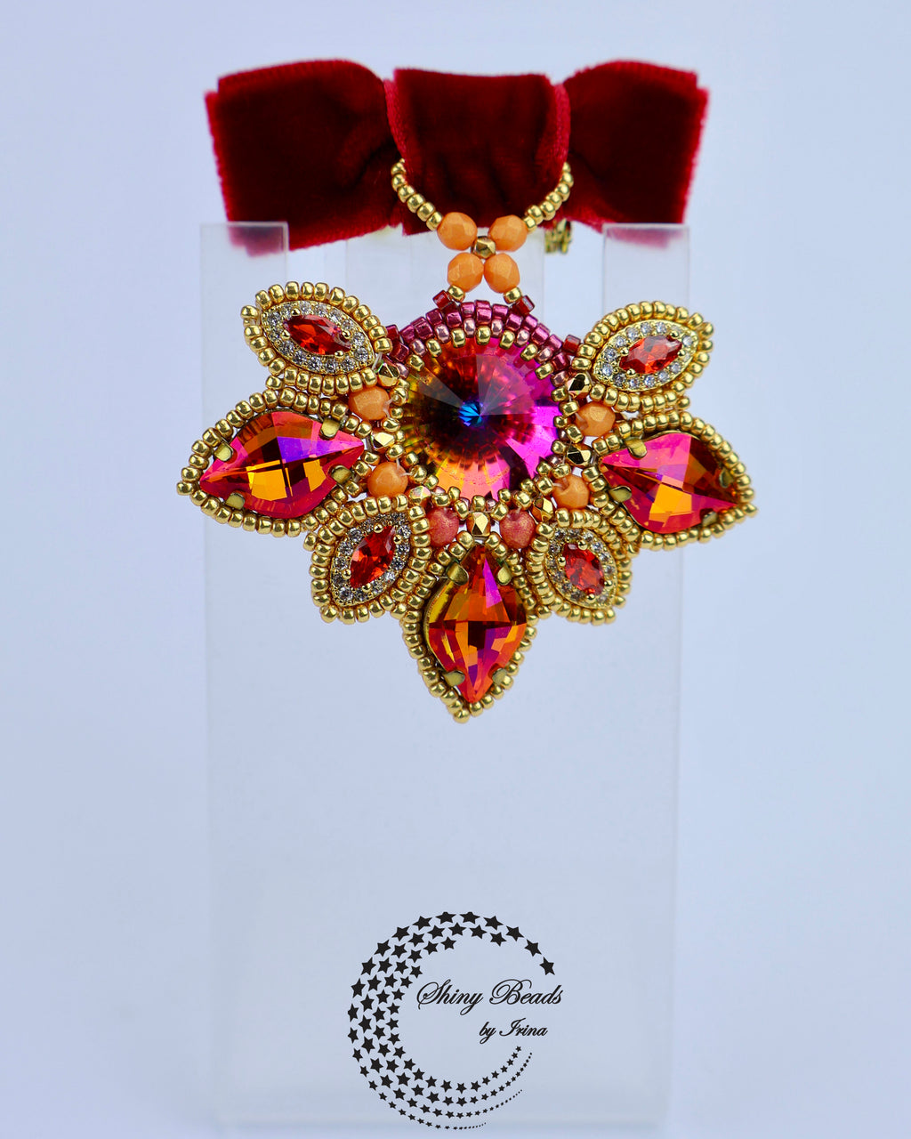 "SUNSET" BROOCH