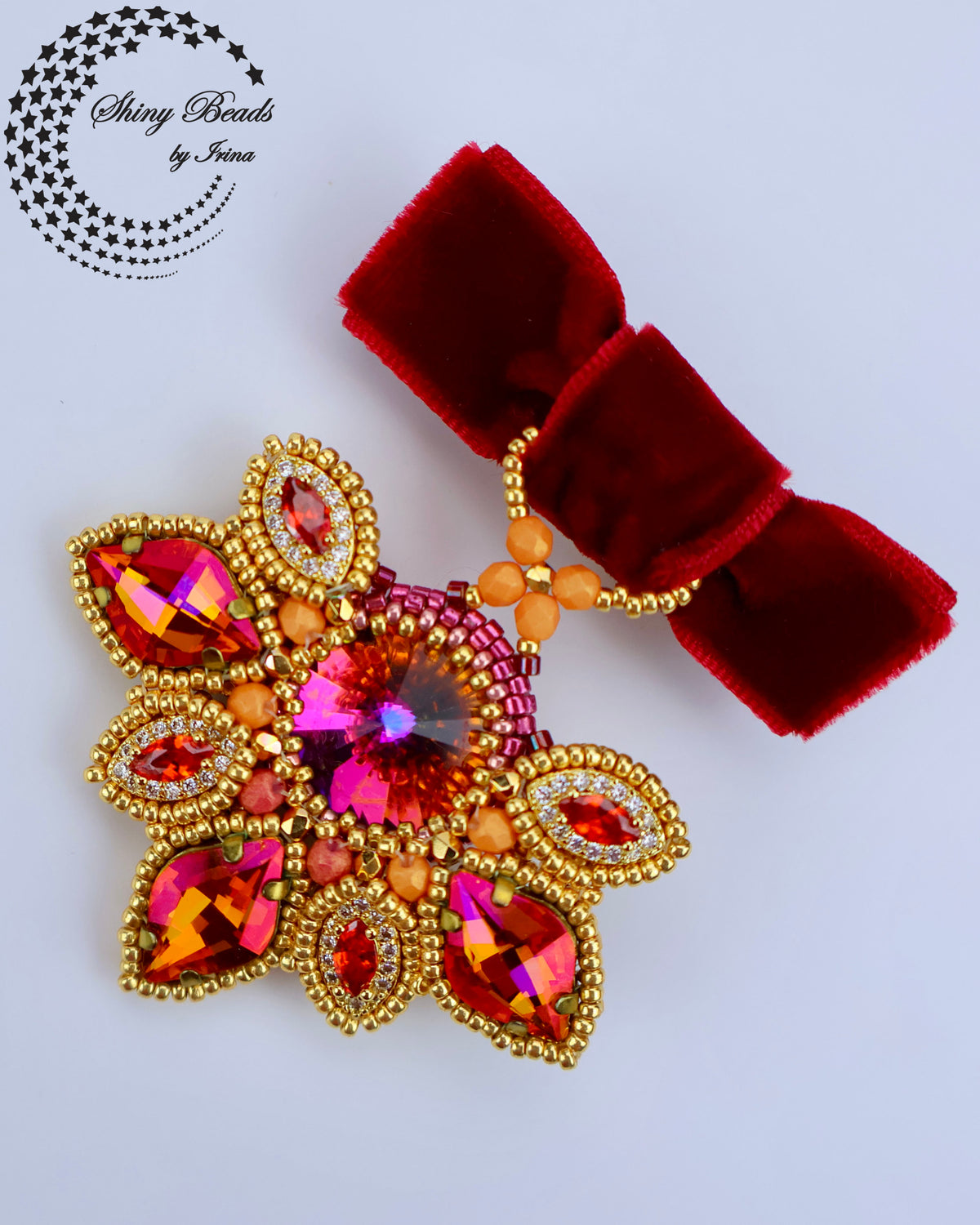 "SUNSET" BROOCH
