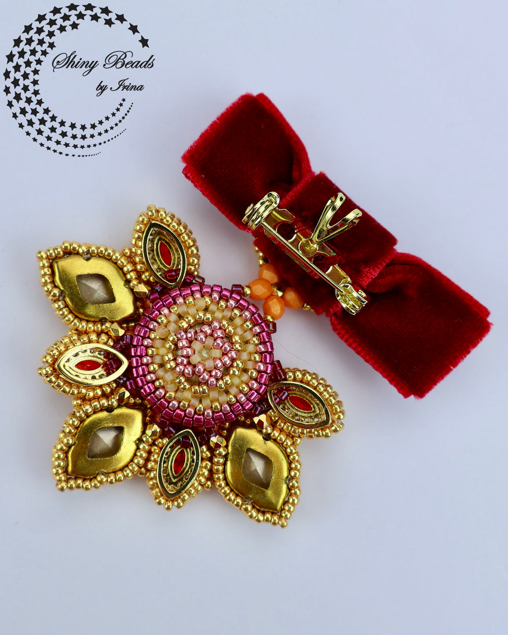"SUNSET" BROOCH