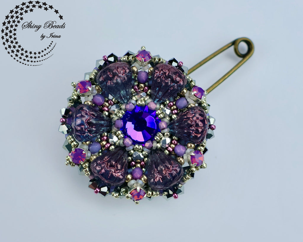 "FOREVER FLOWER" BROOCH