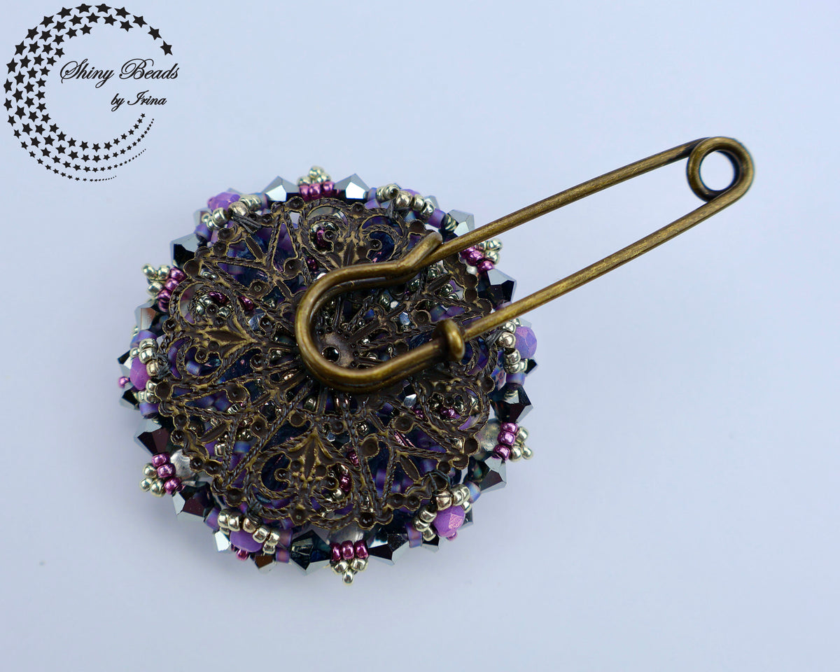 "FOREVER FLOWER" BROOCH