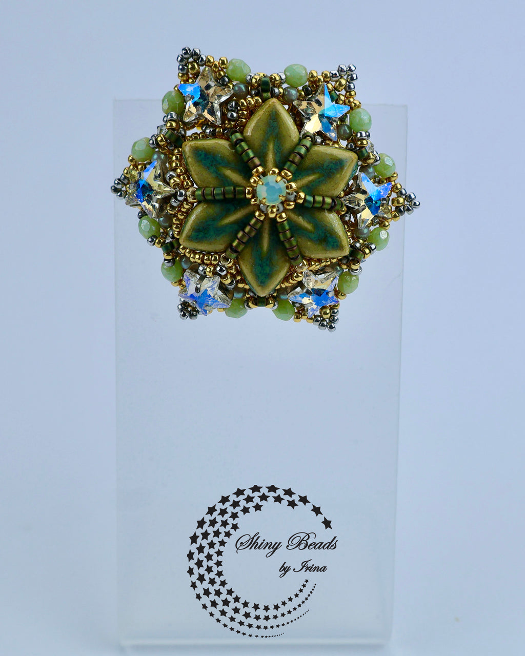 "BLOOMING STARS" BROOCH