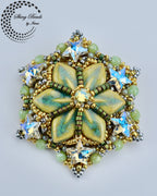 "BLOOMING STARS" BROOCH