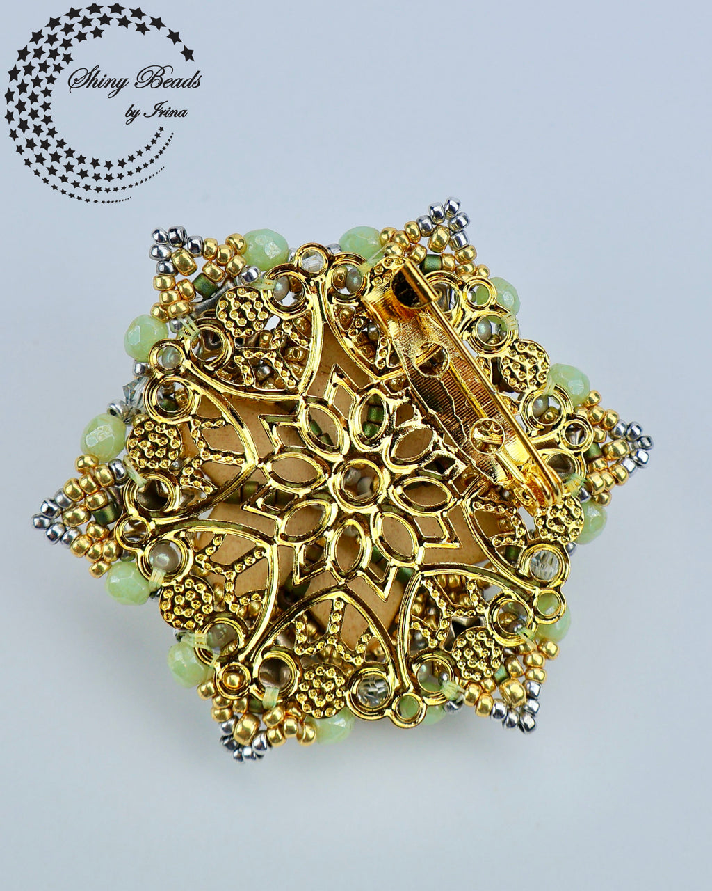 "BLOOMING STARS" BROOCH