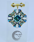 "FROZEN LAKE" BROOCH