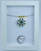 "FROZEN LAKE" BROOCH