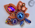 "AUTUMN LEAF " BROOCH