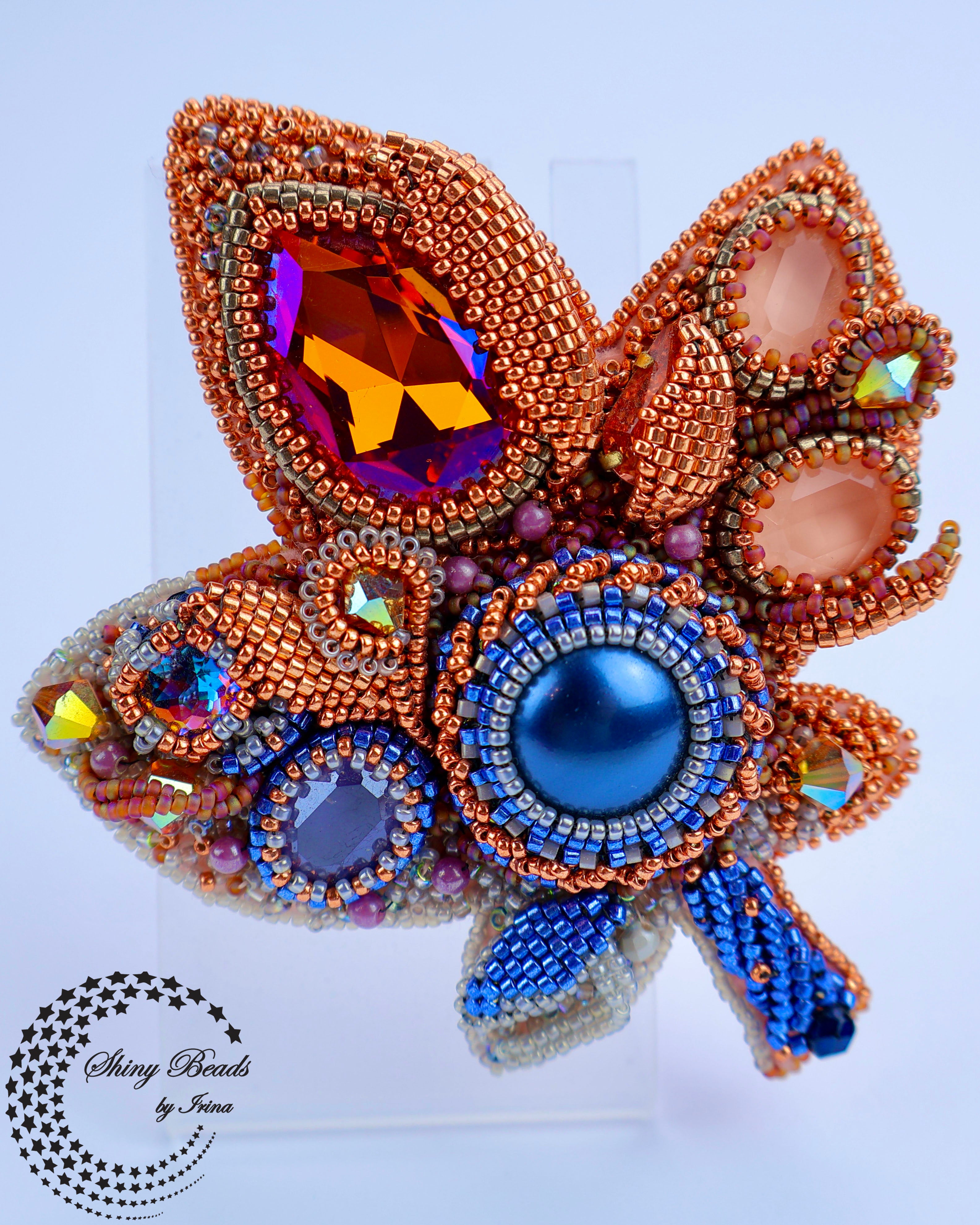 "AUTUMN LEAF " BROOCH