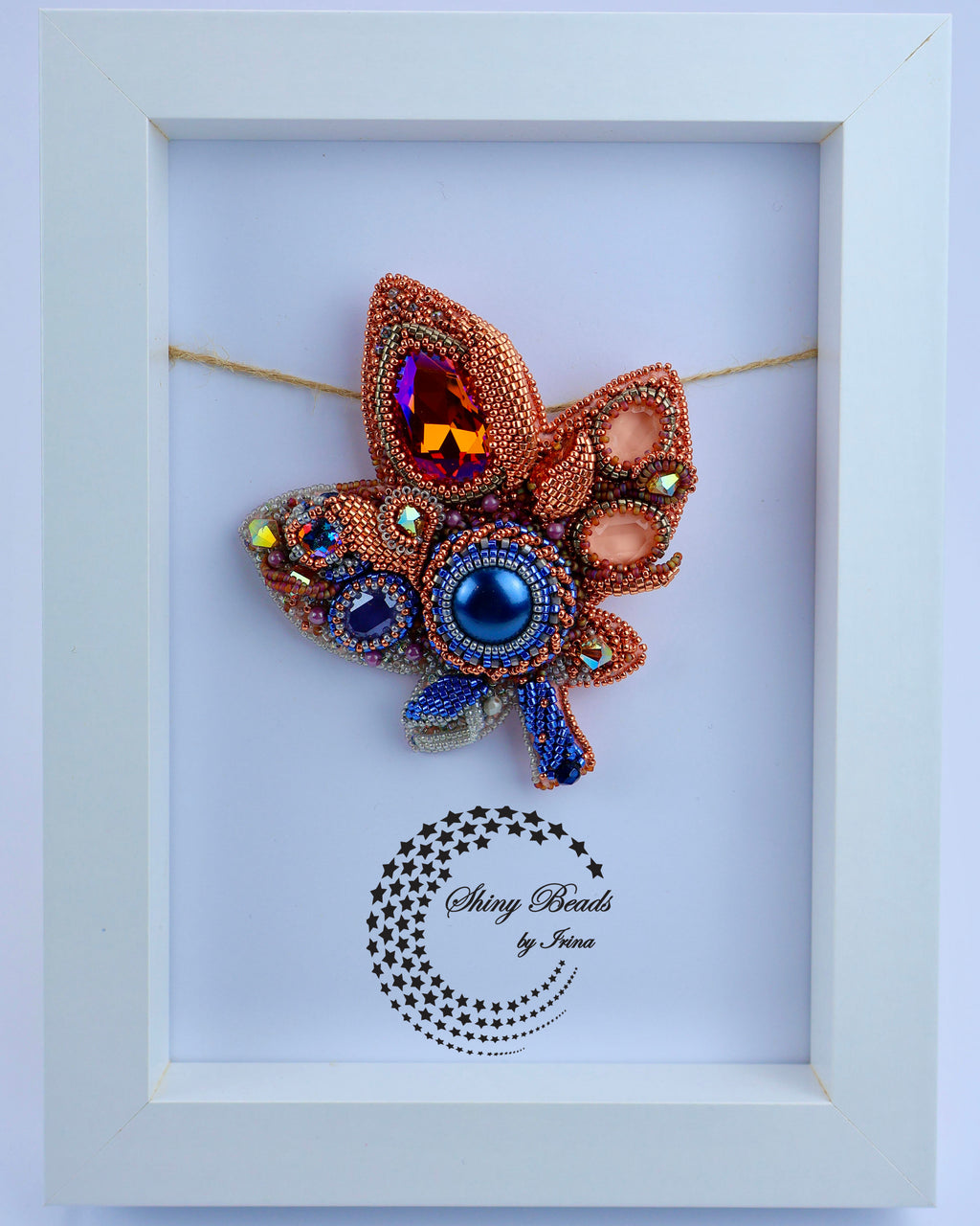 "AUTUMN LEAF " BROOCH