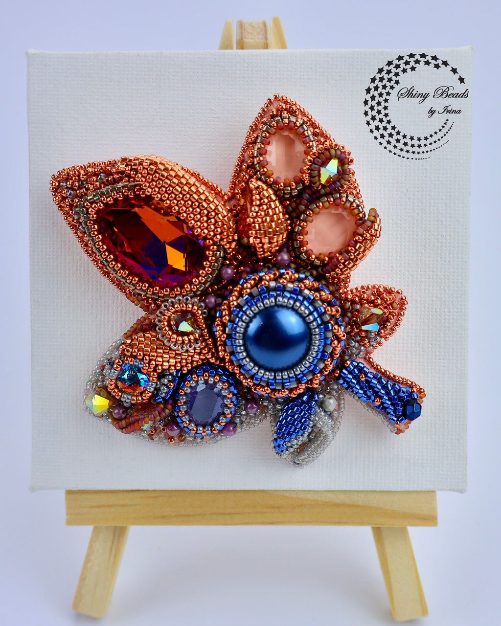"AUTUMN LEAF " BROOCH