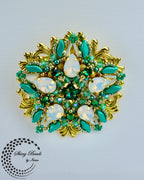 "CARLINA" BROOCH