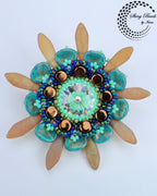 " BLEAU AIMABLE" BROOCH