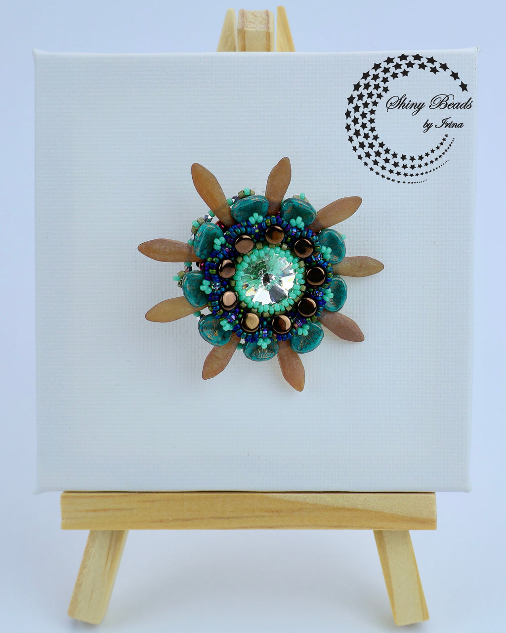 " BLEAU AIMABLE" BROOCH