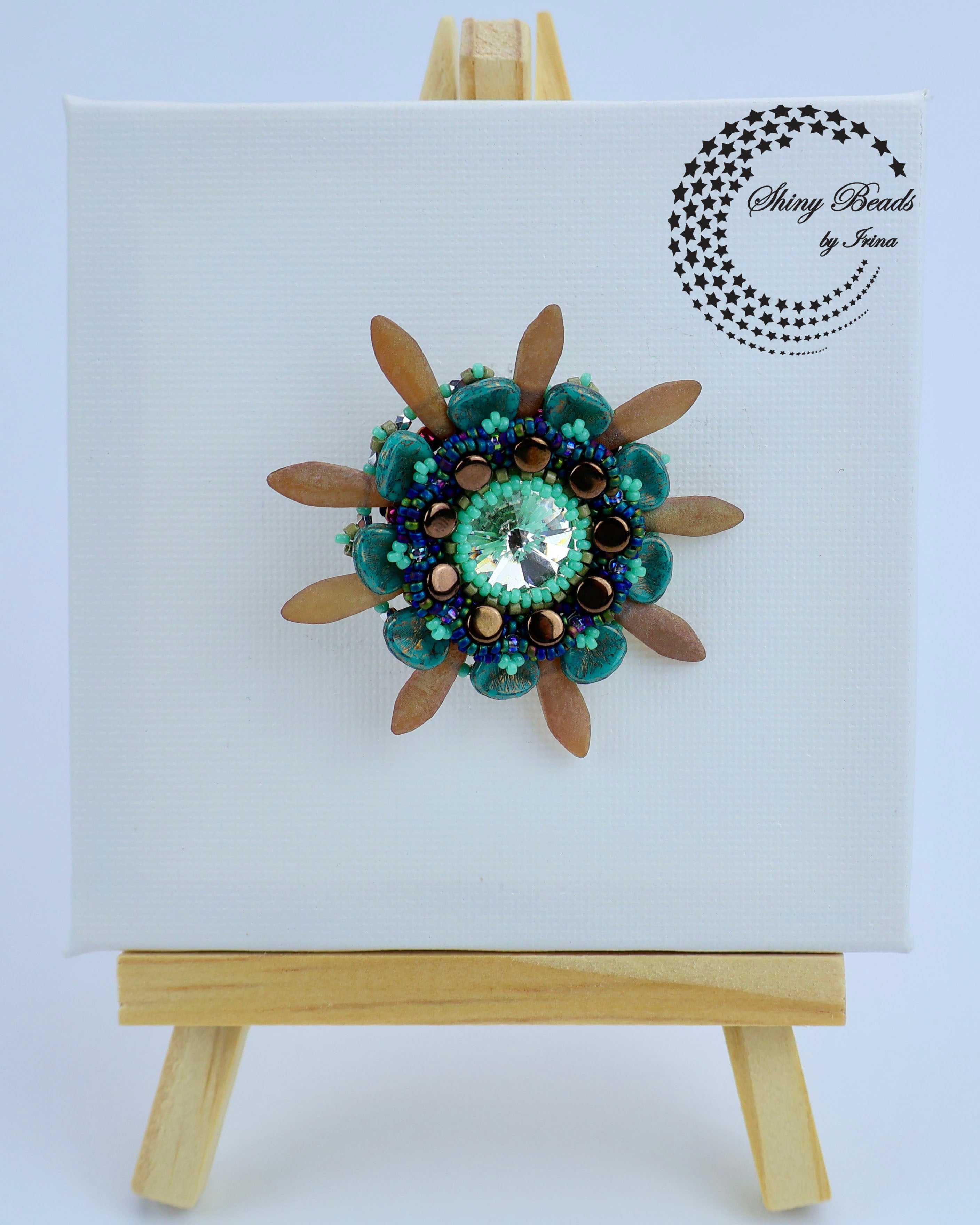 " BLEAU AIMABLE" BROOCH