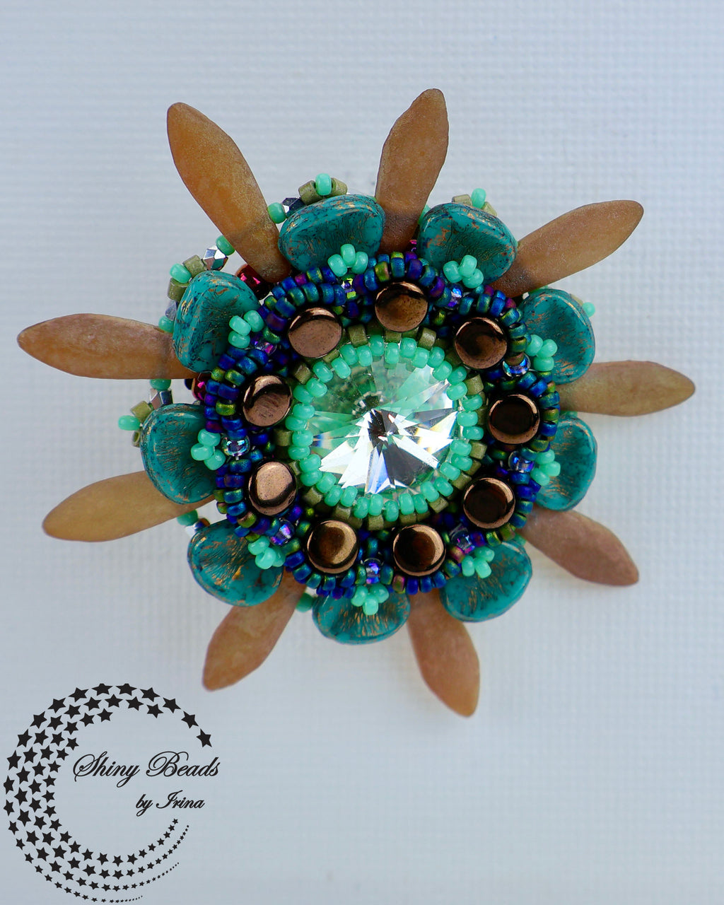 " BLEAU AIMABLE" BROOCH