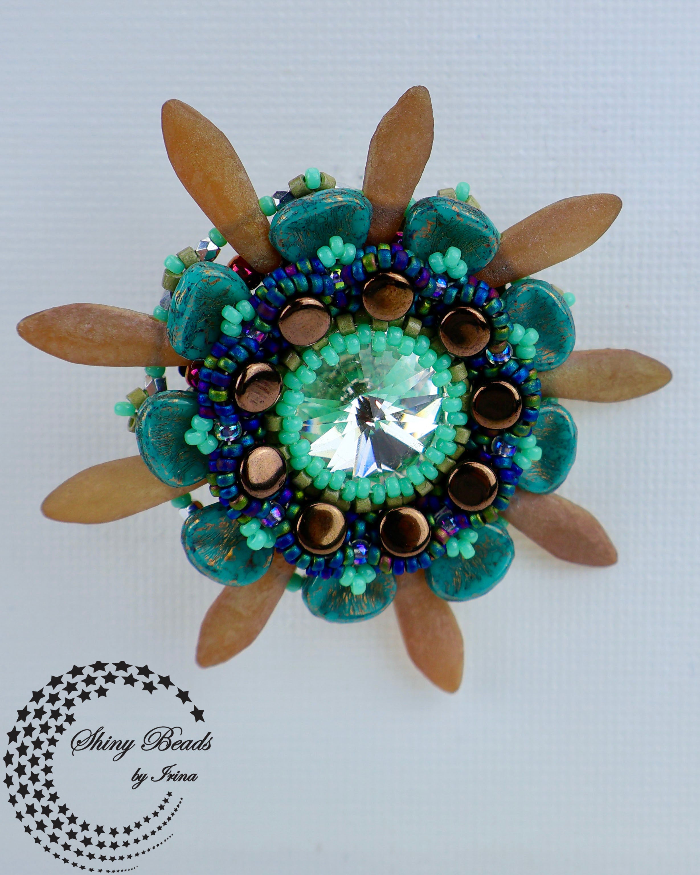 " BLEAU AIMABLE" BROOCH