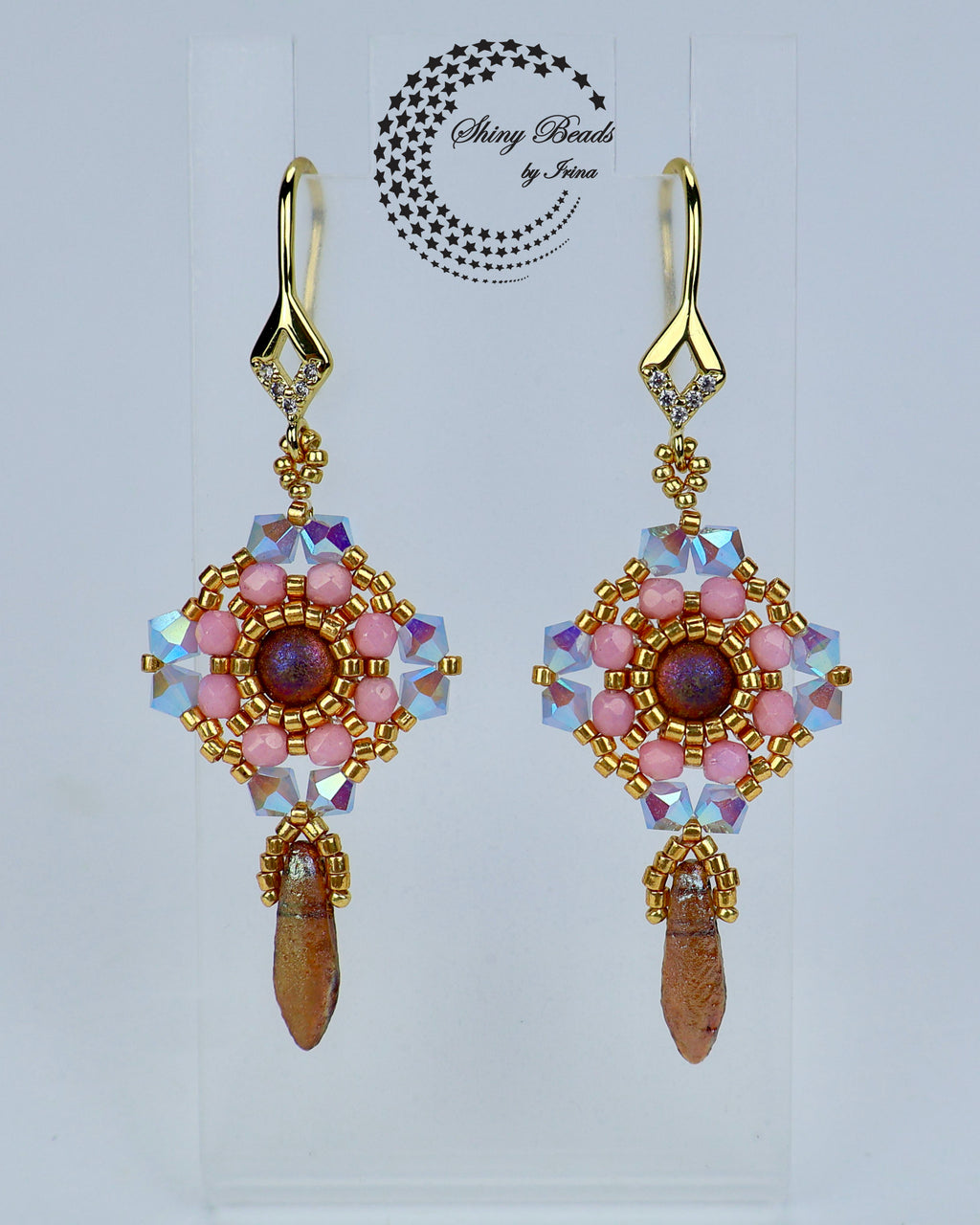 " SWEETIE PINK" EARRINGS