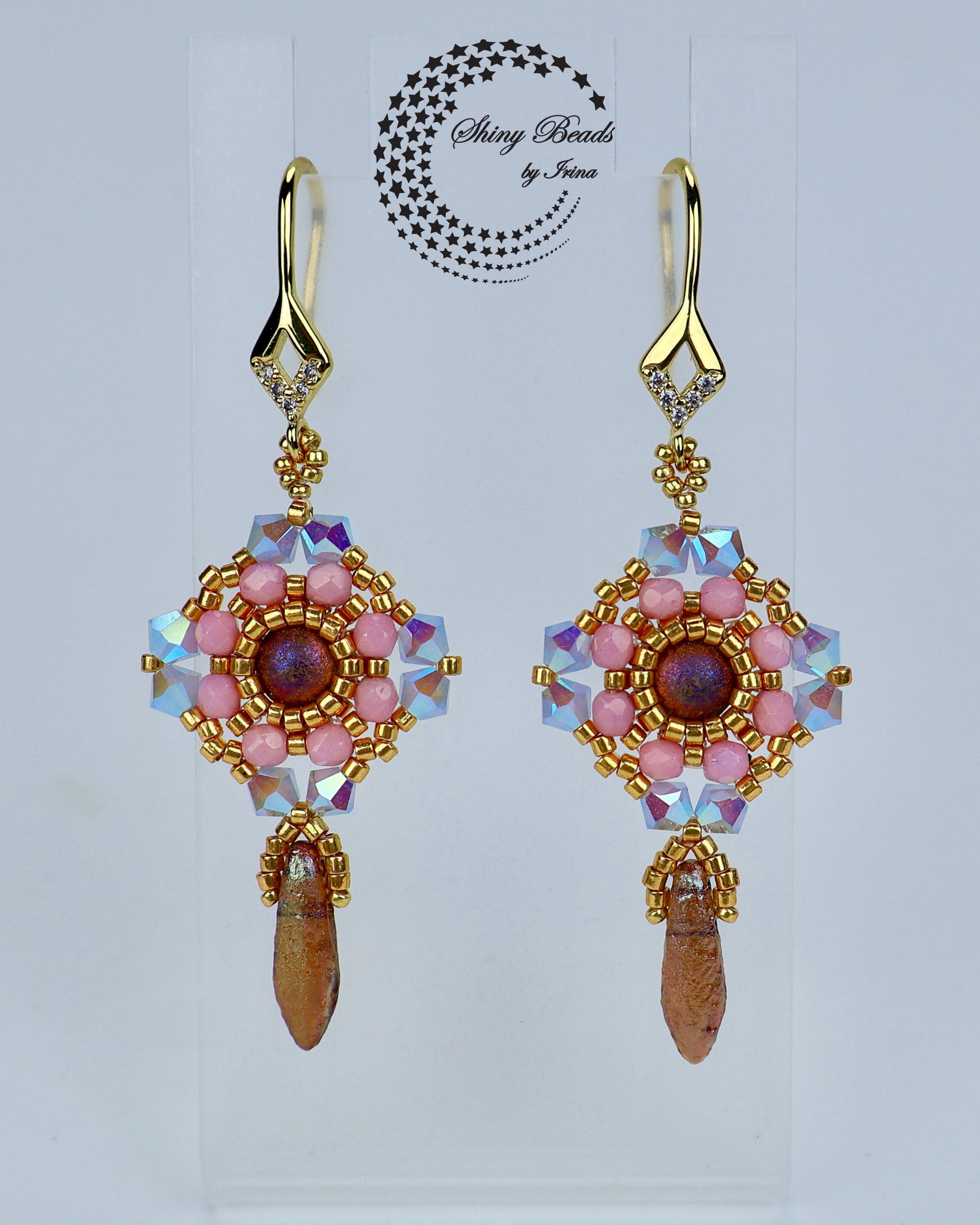 " SWEETIE PINK" EARRINGS