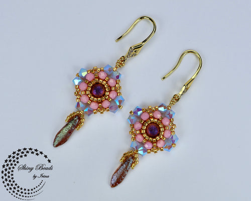 " SWEETIE PINK" EARRINGS