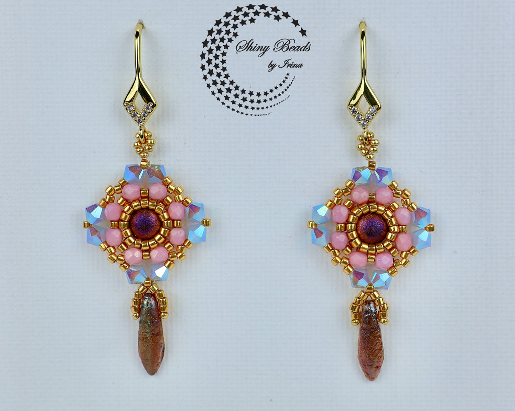 " SWEETIE PINK" EARRINGS