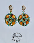 "GYPSUM PETALS" EARRINGS