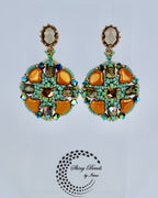 "GYPSUM PETALS" EARRINGS