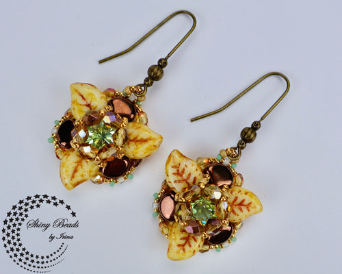 "AQUILA BROWN" EARRINGS