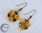 "AQUILA BROWN" EARRINGS