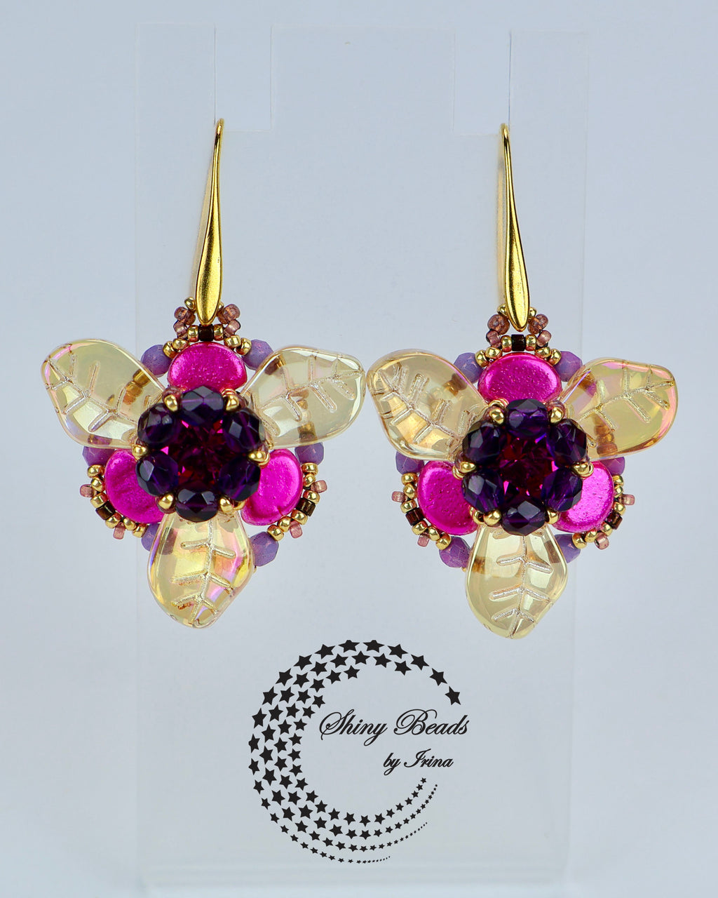 "AQUILA FUCSIA" EARRINGS