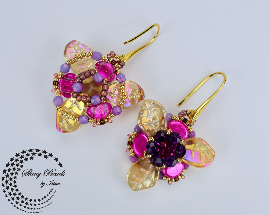 "AQUILA FUCSIA" EARRINGS