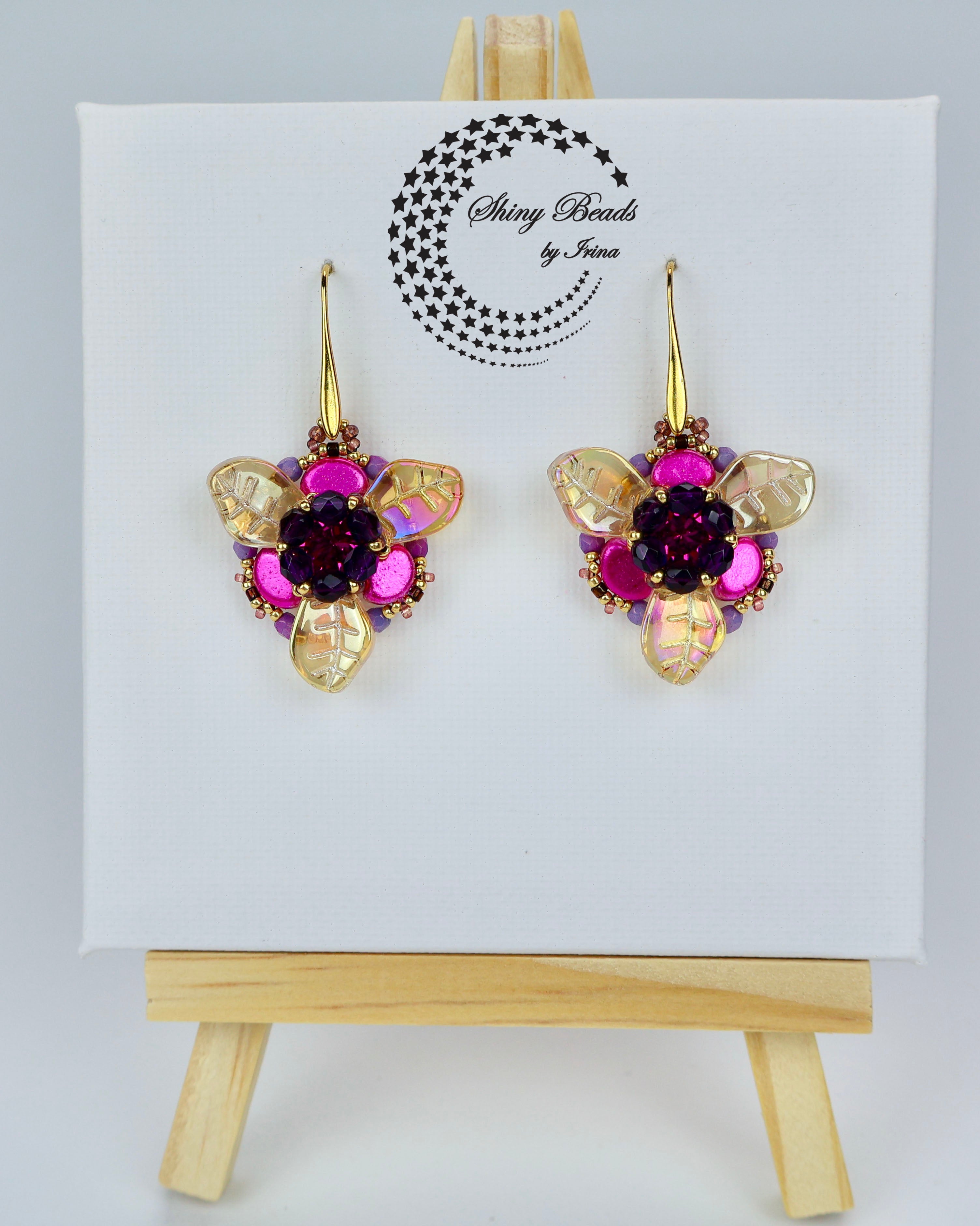 "AQUILA FUCSIA" EARRINGS