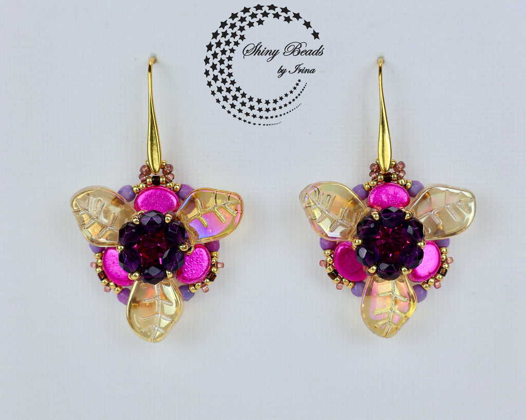 "AQUILA FUCSIA" EARRINGS