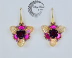 "AQUILA FUCSIA" EARRINGS