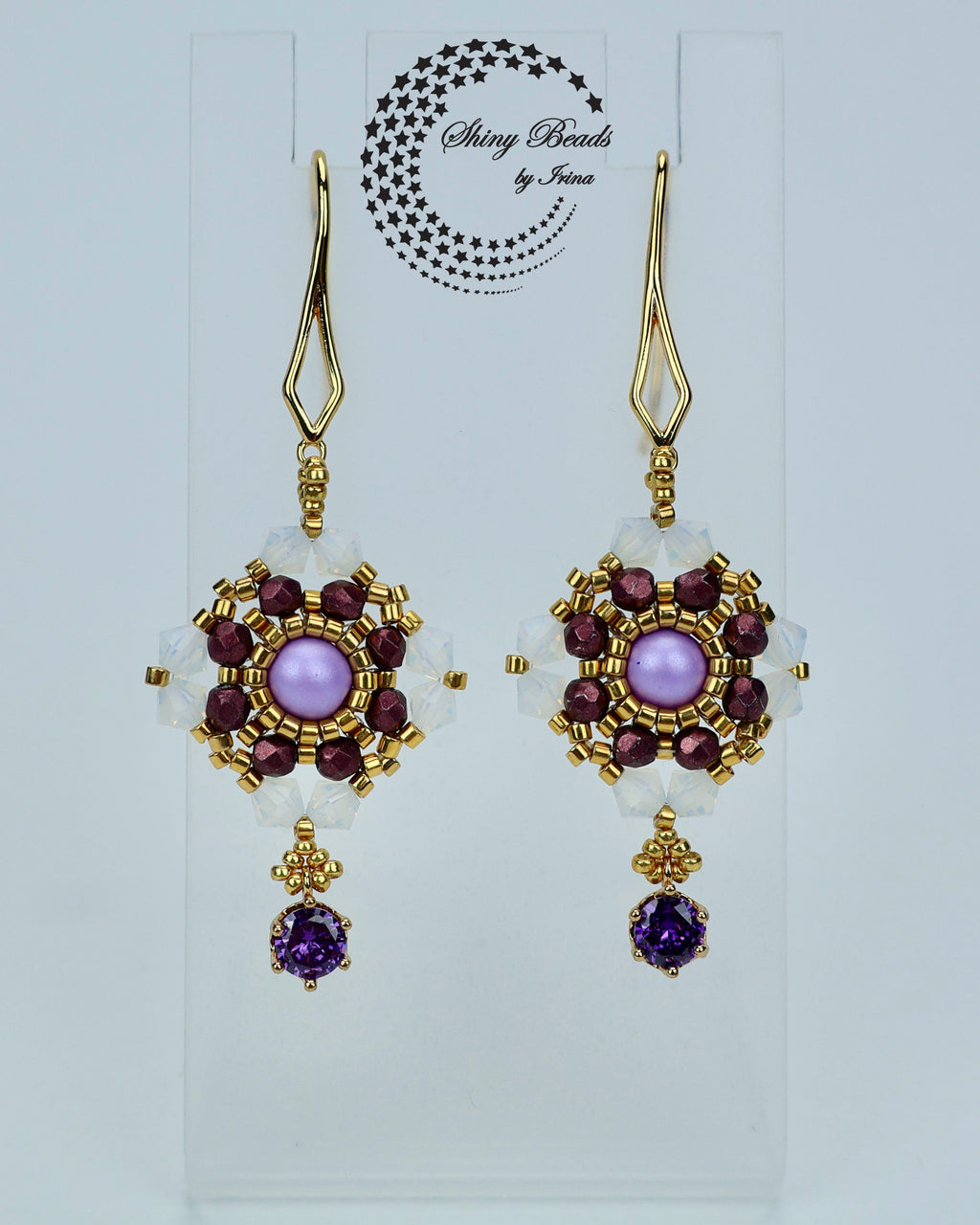 "SWEETIE PURPLE" EARRINGS