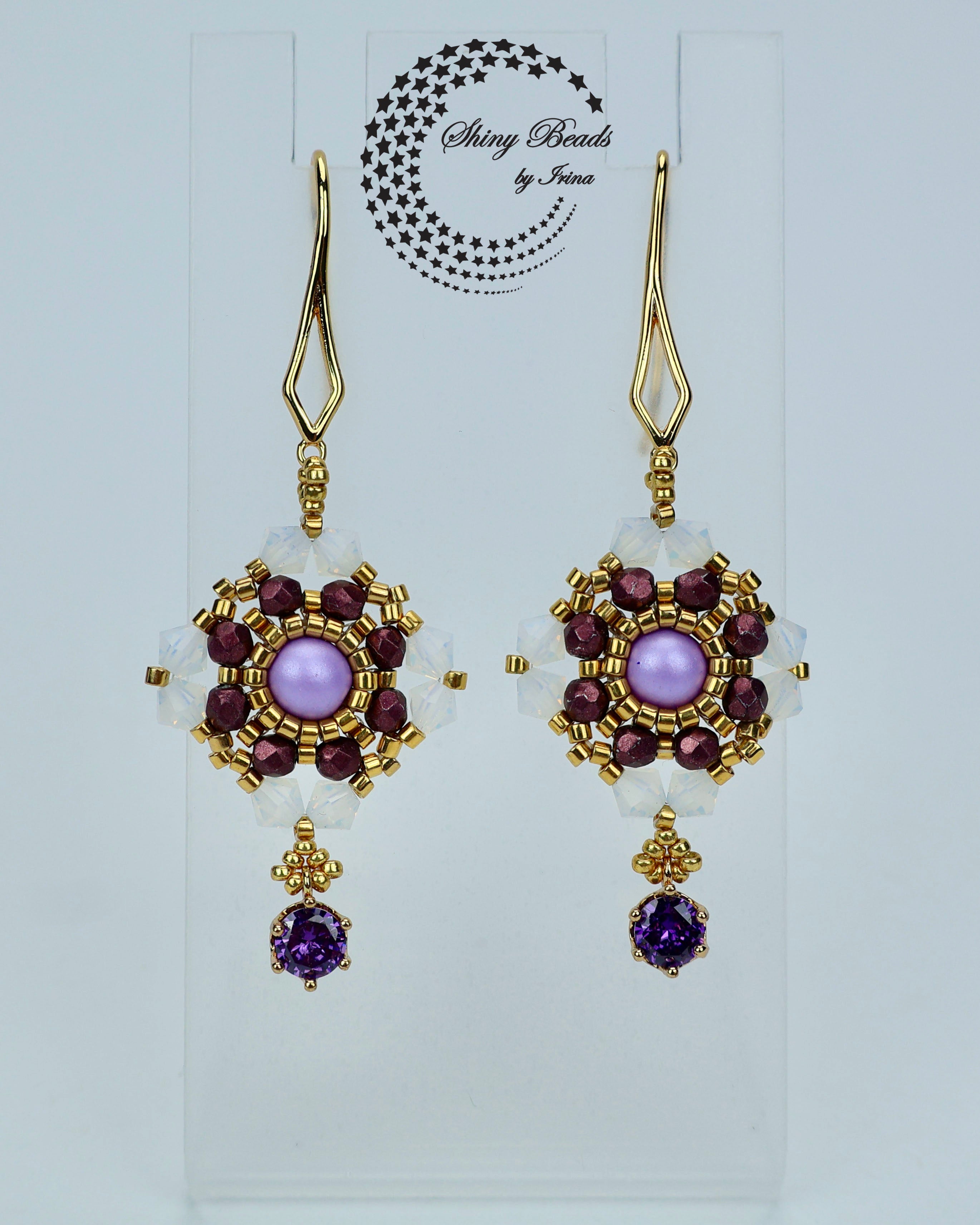 "SWEETIE PURPLE" EARRINGS