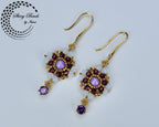 "SWEETIE PURPLE" EARRINGS