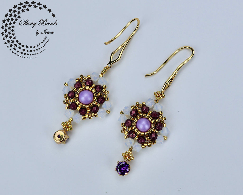 "SWEETIE PURPLE" EARRINGS