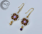 "SWEETIE PURPLE" EARRINGS