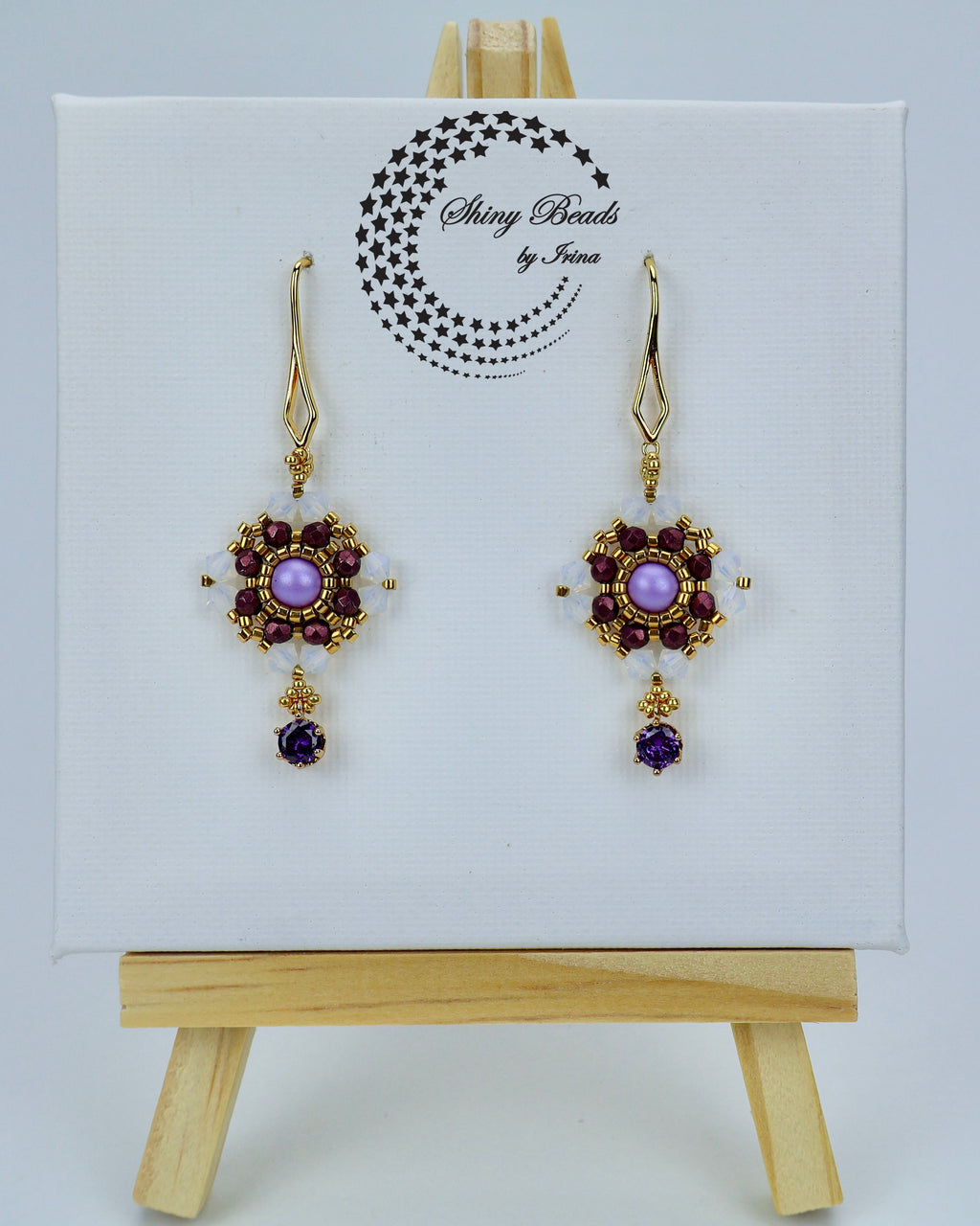 "SWEETIE PURPLE" EARRINGS
