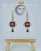 "SWEETIE PURPLE" EARRINGS