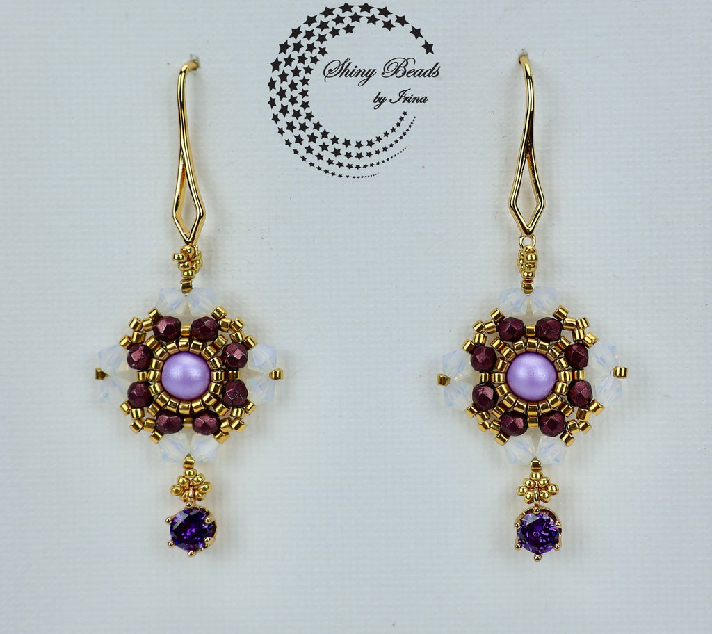 "SWEETIE PURPLE" EARRINGS