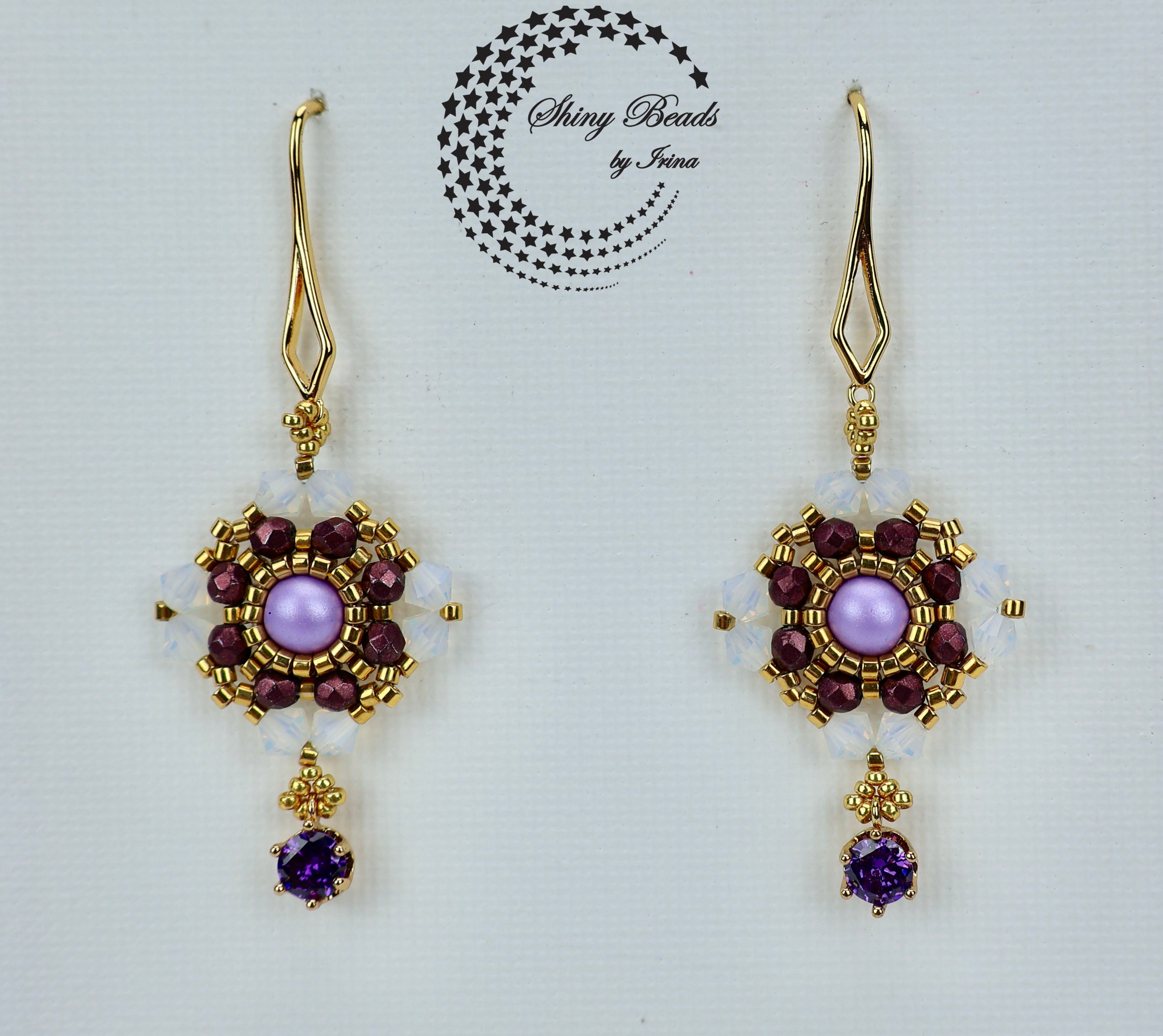 "SWEETIE PURPLE" EARRINGS
