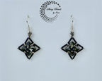 "FLOWER FIELDS BLACK" EARRINGS