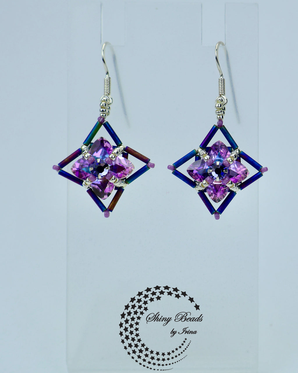 "FLOWER FIELDS PURPLE" EARRINGS