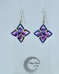 "FLOWER FIELDS PURPLE" EARRINGS