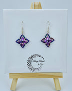 "FLOWER FIELDS PURPLE" EARRINGS