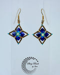 "FLOWER FIELDS BLUE" EARRINGS