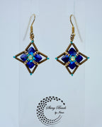 "FLOWER FIELDS BLUE" EARRINGS
