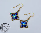 "FLOWER FIELDS BLUE" EARRINGS