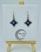"FLOWER FIELDS BLUE" EARRINGS